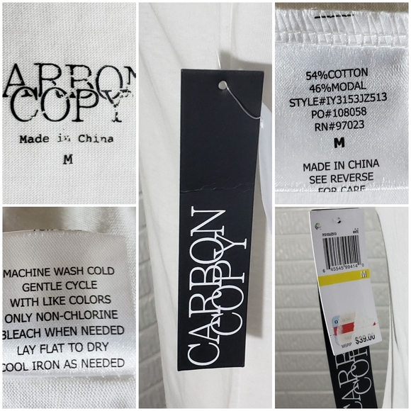 Carbon Copy Graphic Tee Embroidery - Picture 8 of 8